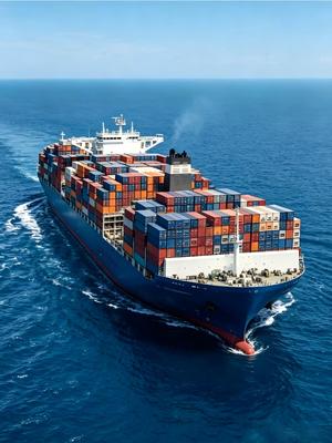 Sea freight container ship